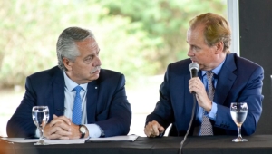 Gustavo Bordet y Alberto Fern&aacute;ndez dieron una clara se&ntilde;al de unidad en un momento clave