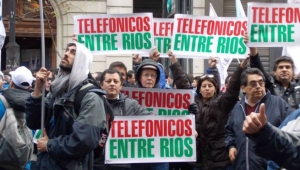 Telef&oacute;nicos lanzaron un paro nacional por recomposici&oacute;n salarial