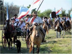 Cabalgata, m&uacute;sica y nombres de calles en honor al federalismo