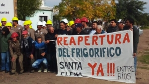 Santa Elena: trabajadores no pierden la ilusi&oacute;n de recuperar el frigor&iacute;fico