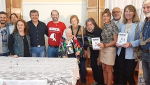 Nora Cortiñas, homenajeada en Colón