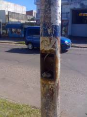 Trampa mortal en las columnas de luz