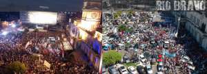 A Urribarri le cuesta llenar la explanada de Casa de Gobierno