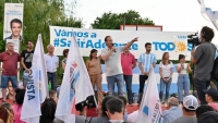 El Frente de Todos cerr&oacute; su campa&ntilde;a con caminatas en toda la provincia