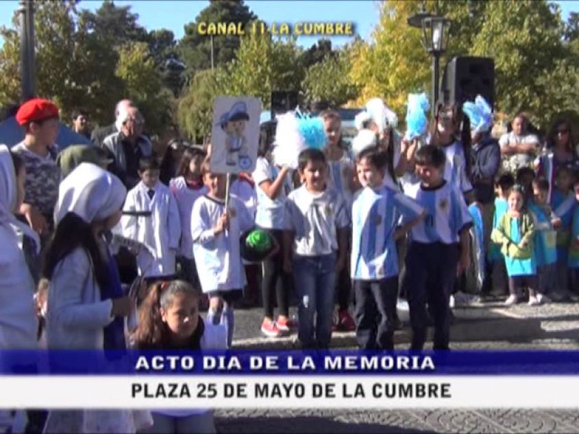 Fantino, la campa&ntilde;a reaccionaria y el acto escolar en La Cumbre