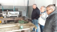 Alderete visit&oacute; la escuela t&eacute;cnica naval N&deg;100 de Puerto Nuevo y recorri&oacute; los talleres.