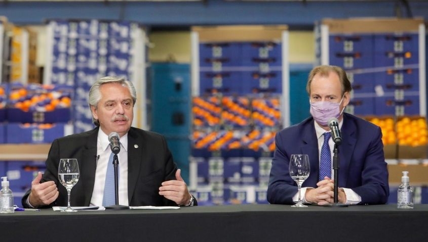 Alberto Fern&aacute;ndez lanz&oacute; desde Concordia un programa para el blanqueo de obreros rurales