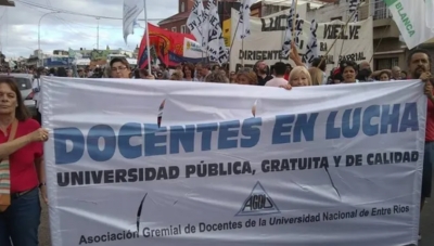 Universitarios entrerrianos se preparan para marchar en Paraná y en Buenos Aires