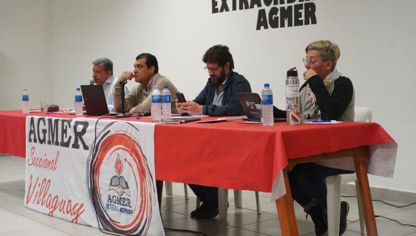 "Superar la inflaci&oacute;n acumulada", el pedido de AGMER para firmar un acuerdo