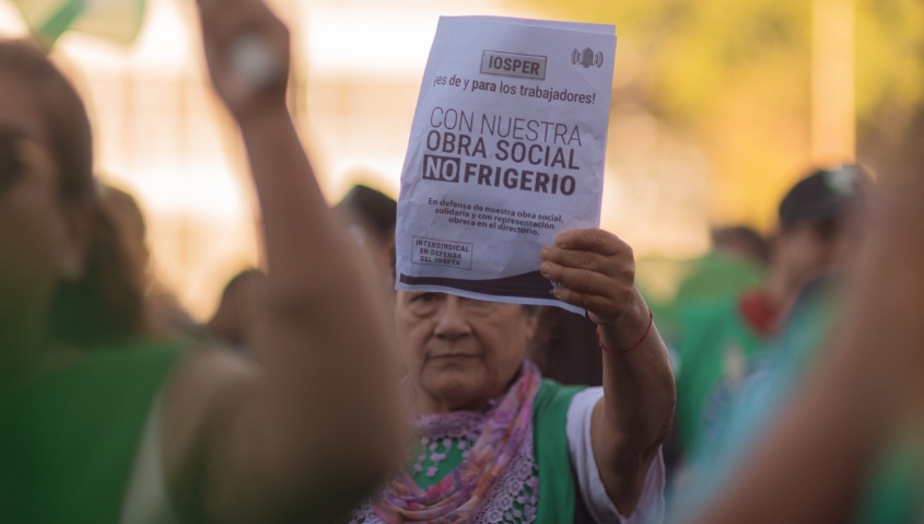 Sindicatos se organizan para profundizar la lucha contra la eliminación del IOSPER