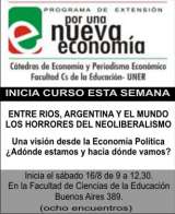  Arranca un necesario curso sobre el neoliberalismo en Entre R&iacute;os y Argentina